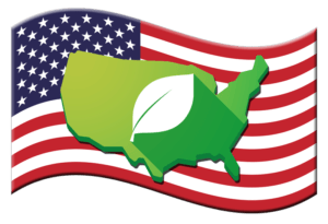 Green USA Cleaning Company Logo